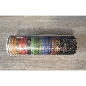 26 Rolls Washi Tape Multicolor Metallic Crafts Scrapbook Junk Journal Gift Wrap